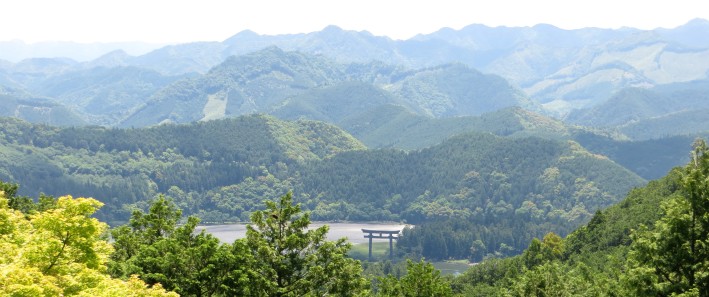 Hongu Taisha torii landscape banner image